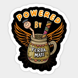 Powered By Yerba Mate Sticker